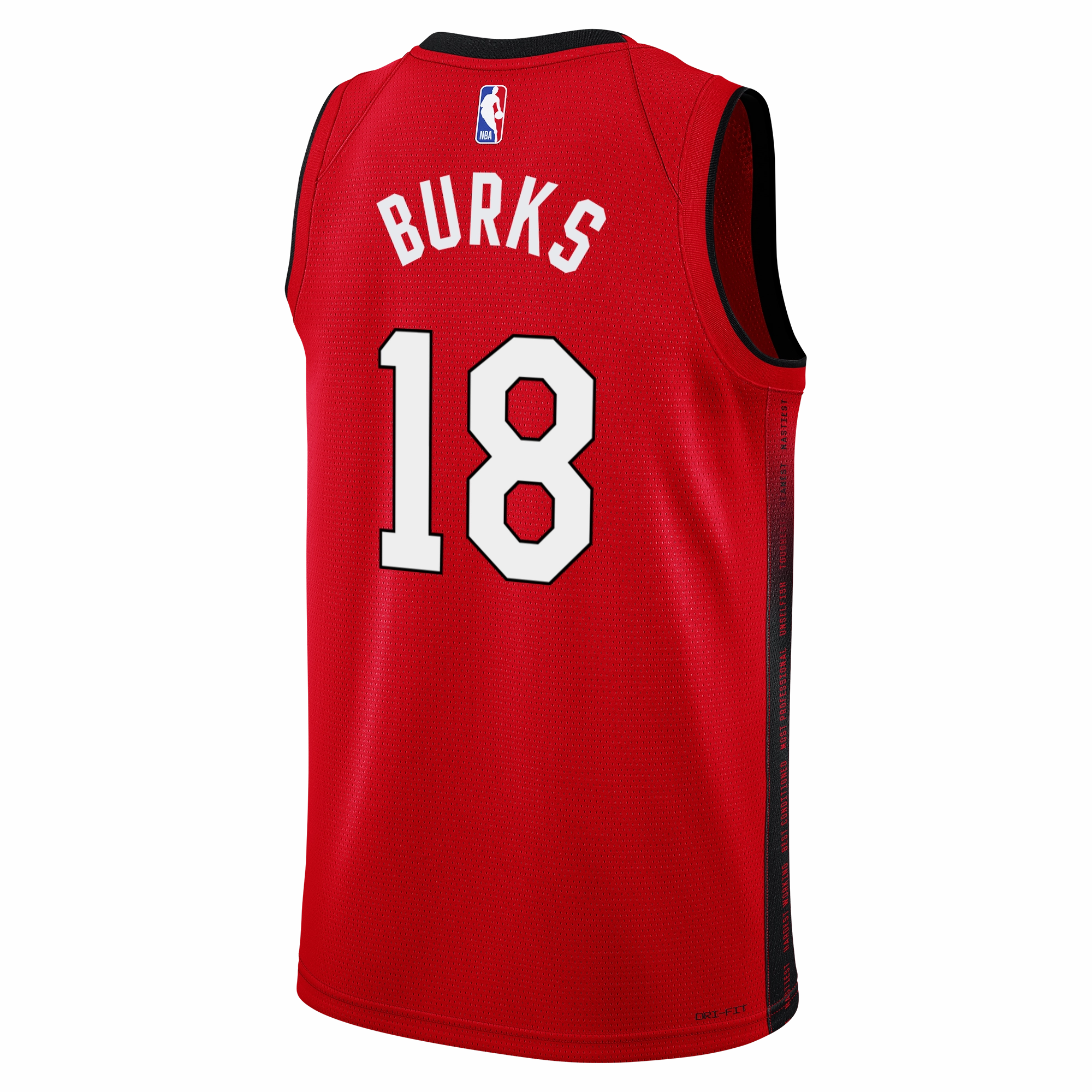 Alec Burks Nike HEAT Culture: Blood Red Swingman Jersey