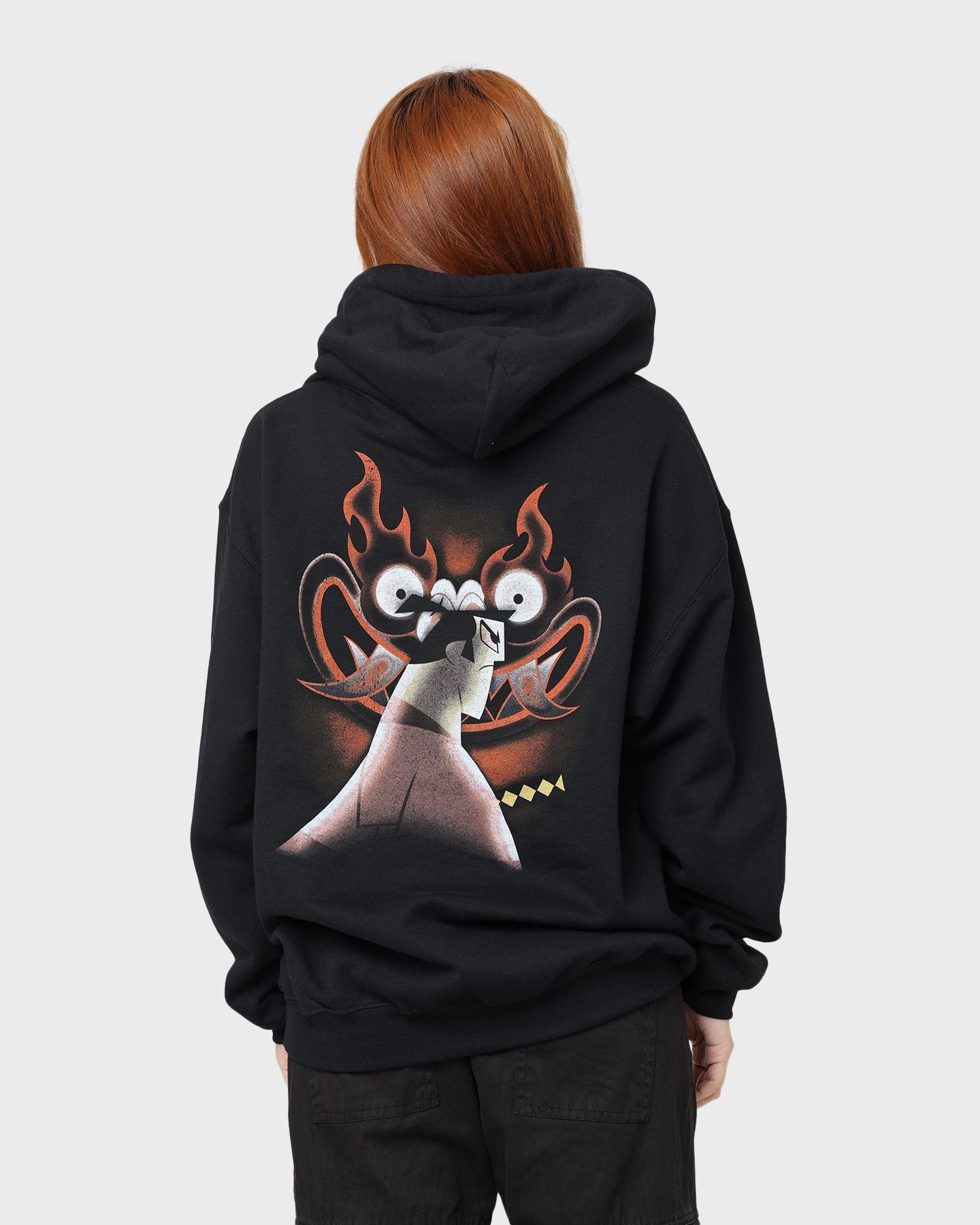 American Thrift X Samurai Jack Samurai Jack Hoodie Black