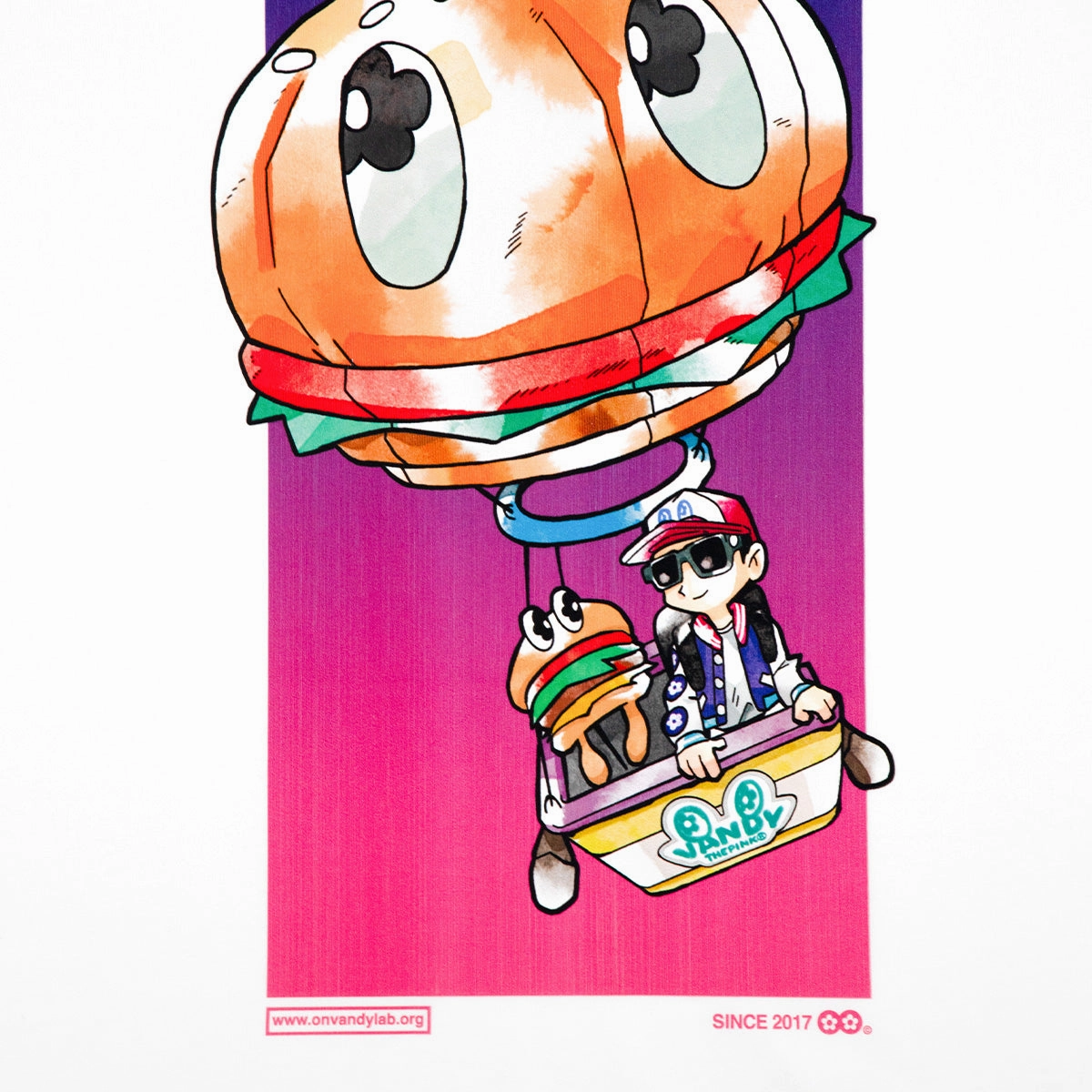 Anime Air Balloon Tee 'White'