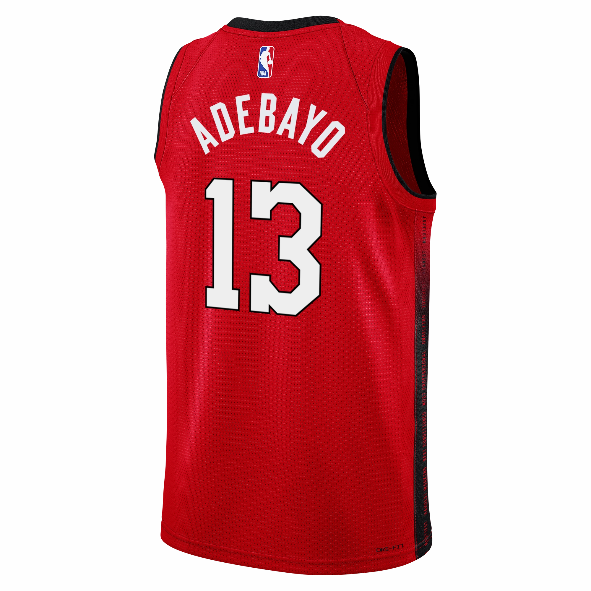 Bam Adebayo Nike HEAT Culture: Blood Red Youth Swingman Jersey