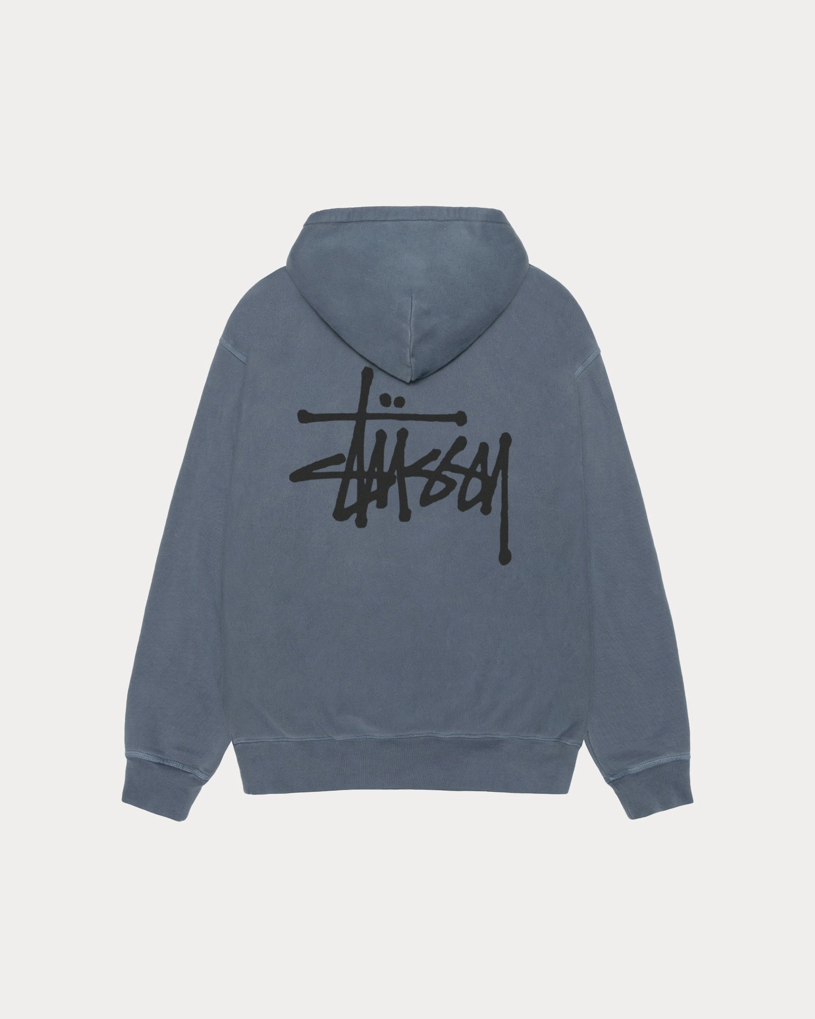 BASIC STÜSSY ZIP HOODIE PIGMENT DYED