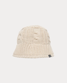 BUCKET HAT CABLE KNIT