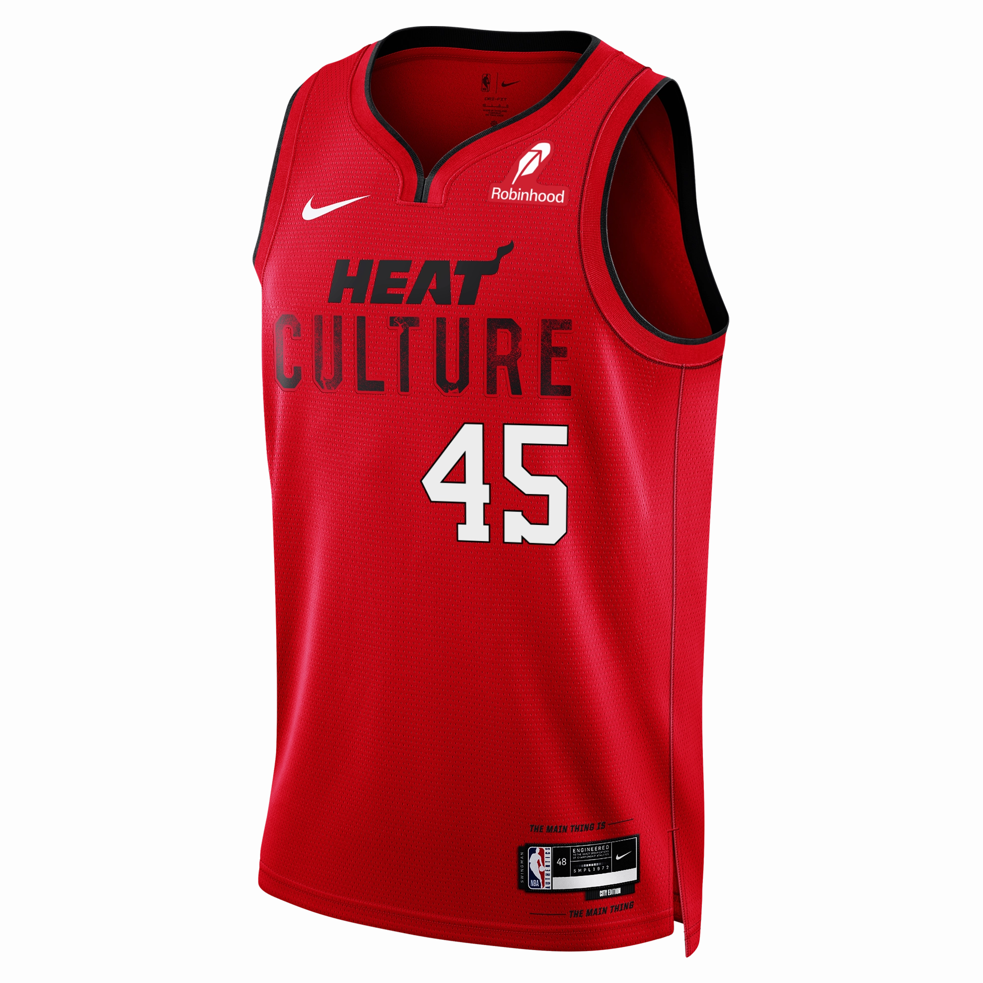 Davion Mitchell Nike HEAT Culture: Blood Red Youth Swingman Jersey