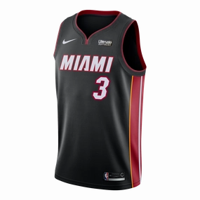 Dwyane Wade Nike Miami HEAT Youth Icon Black Swingman Jersey