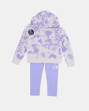 Ensemble Nike Cloud Wash Enfant - Violet/Blanc