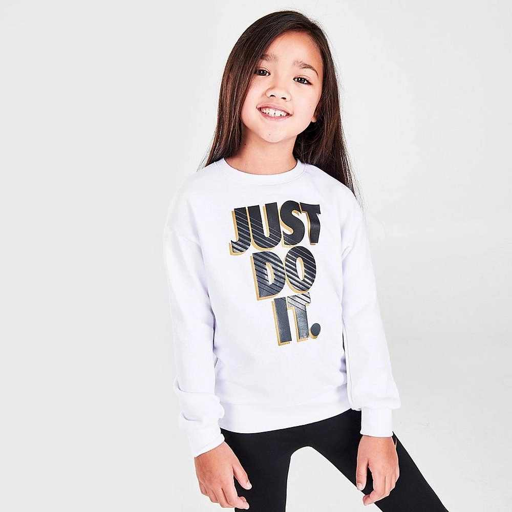 Ensemble Nike Go For Gold Enfant Fille - Blanc/Noir/Doré