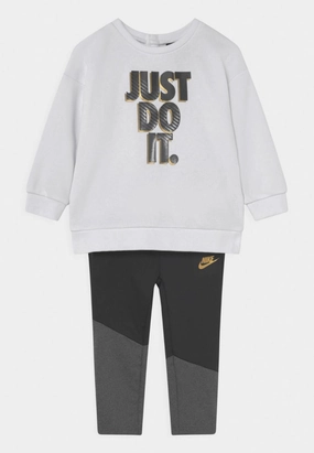 Ensemble Nike Go For Gold Enfant Fille - Blanc/Noir/Doré