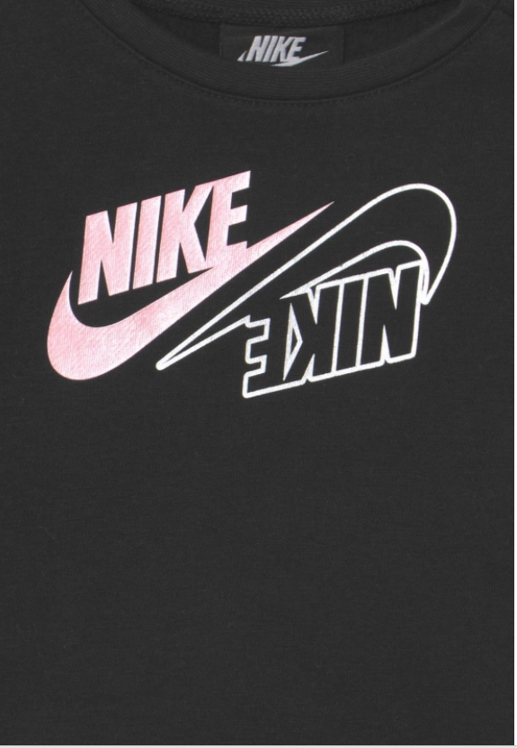 Ensemble Nike Mini Me Crew Enfant Fille - Rose/Noir