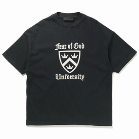 Fear Of God Essentials Heavy Crewneck Tee - Black