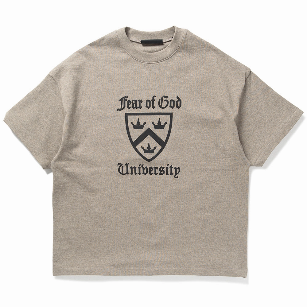 Fear Of God Essentials Heavy Crewneck Tee - Heather Gray