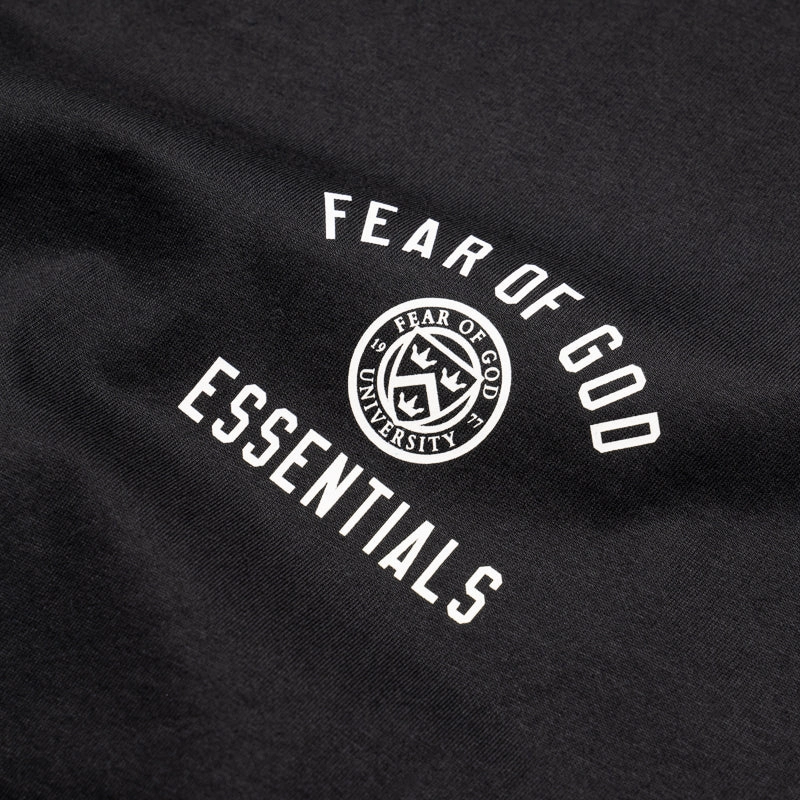 Fear of God Essentials Jersey Crewneck Tee - Black