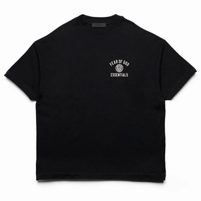 Fear of God Essentials Jersey Crewneck Tee - Black