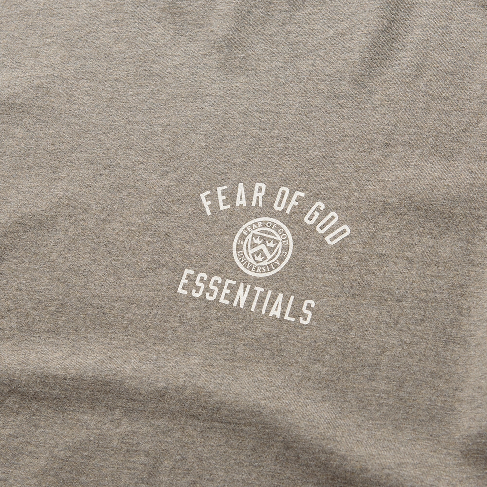 Fear of God Essentials Jersey Crewneck Tee - Heather Gray