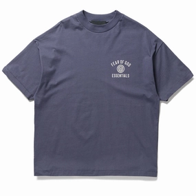 Fear Of God Essentials Jersey Crewneck Tee - Marine