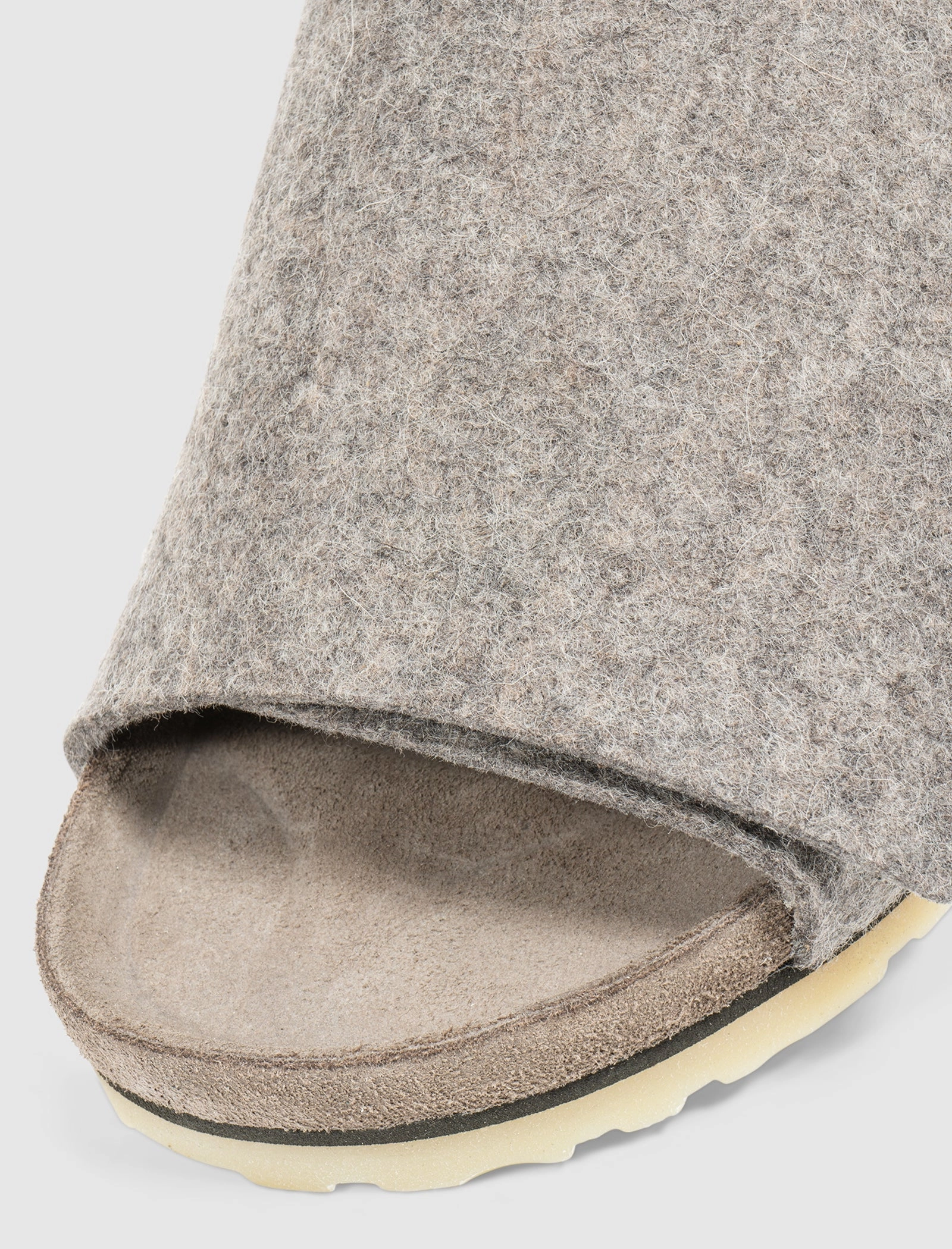 FEAR OF GOD X BIRKENSTOCK THE LOS FELIZ WOOL FELT ASH MELANGE