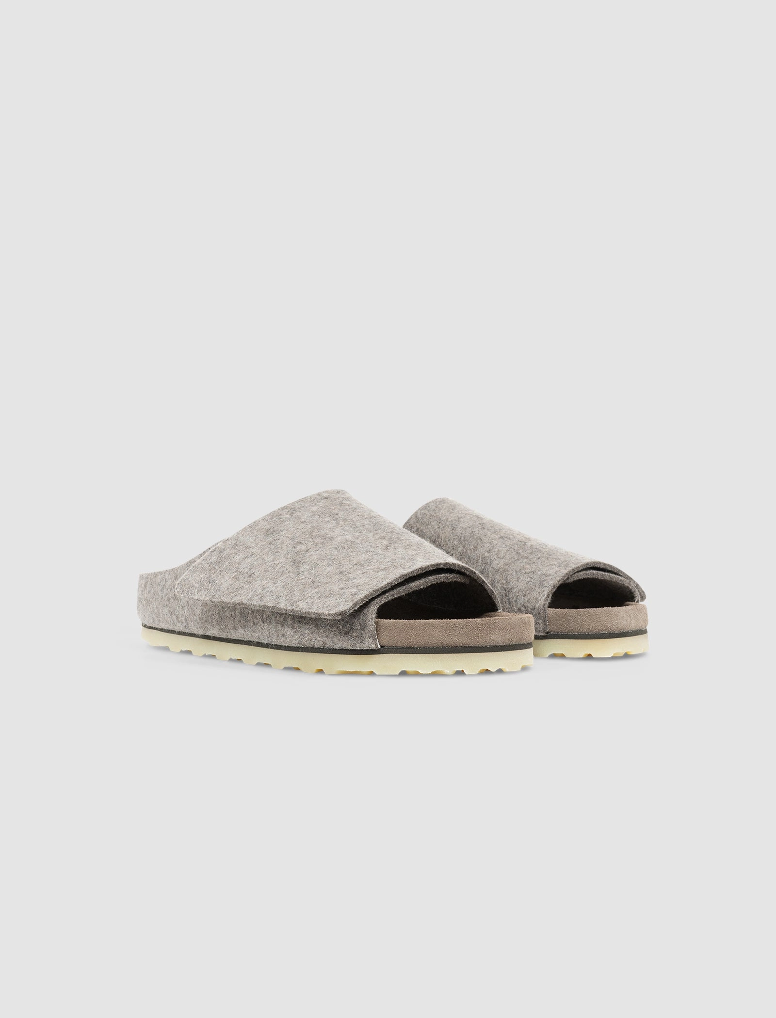 FEAR OF GOD X BIRKENSTOCK THE LOS FELIZ WOOL FELT ASH MELANGE