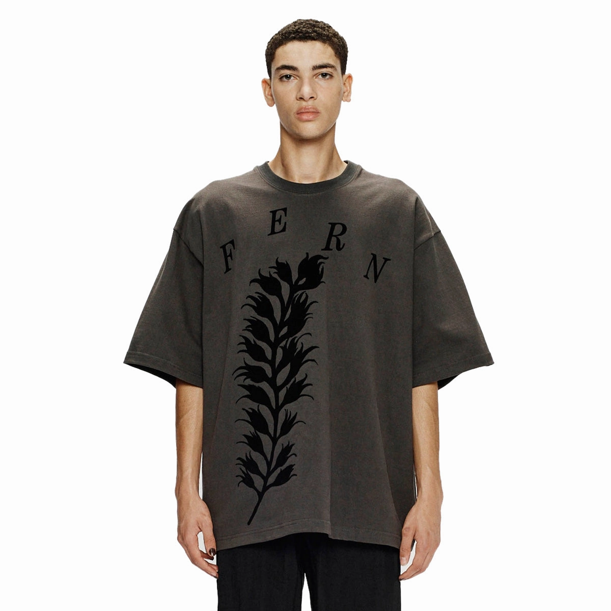 Fern Gym Tee 'Washed Black'