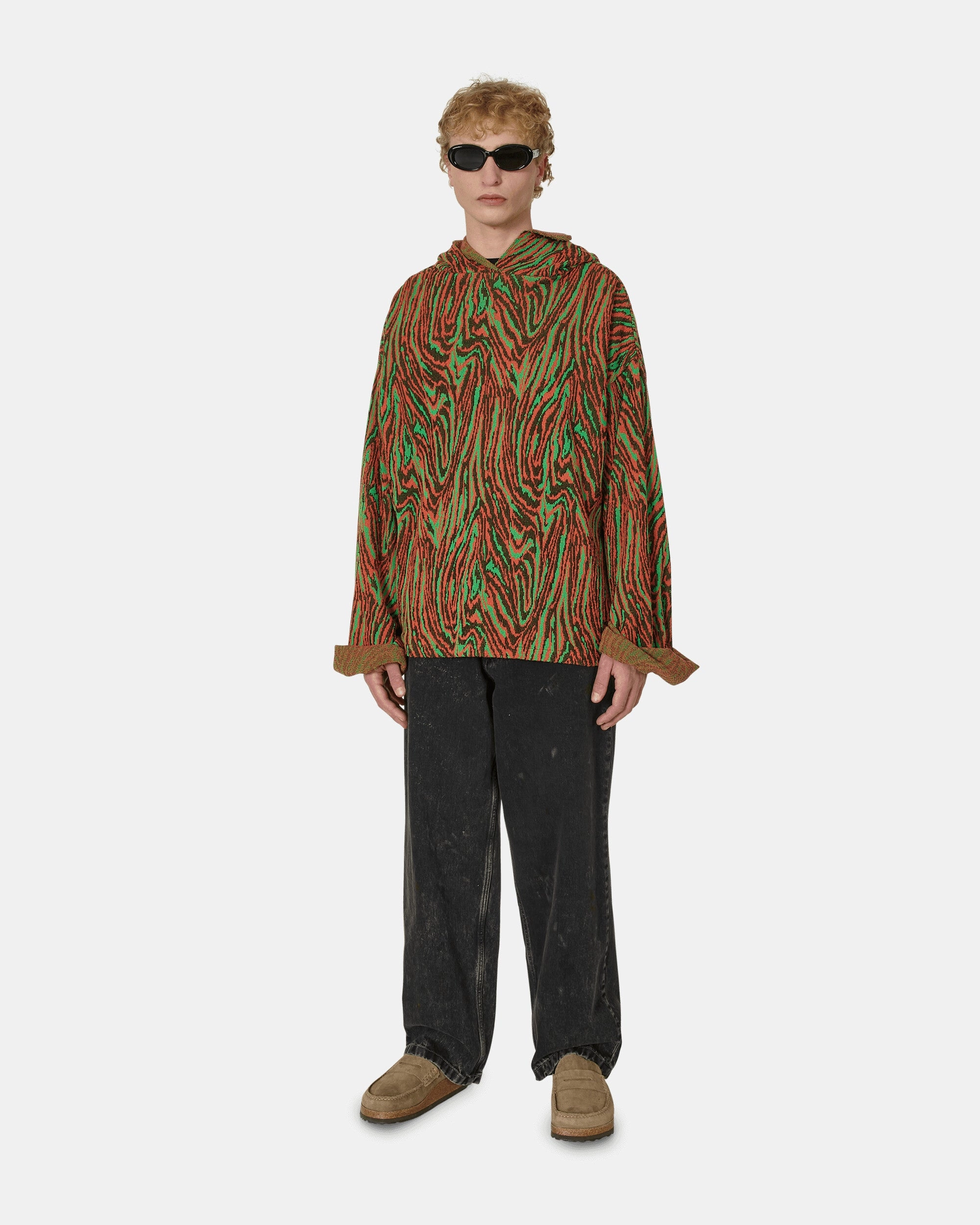 Flow Jacquard Monster Hoodie Multicolor