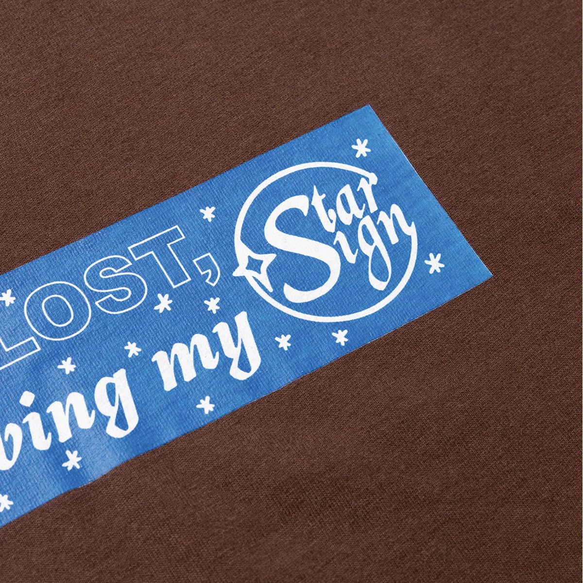 Follow Your Starsign Tee 'Brown'