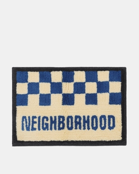 Gallery 1950 Checker Rug Mat Blue