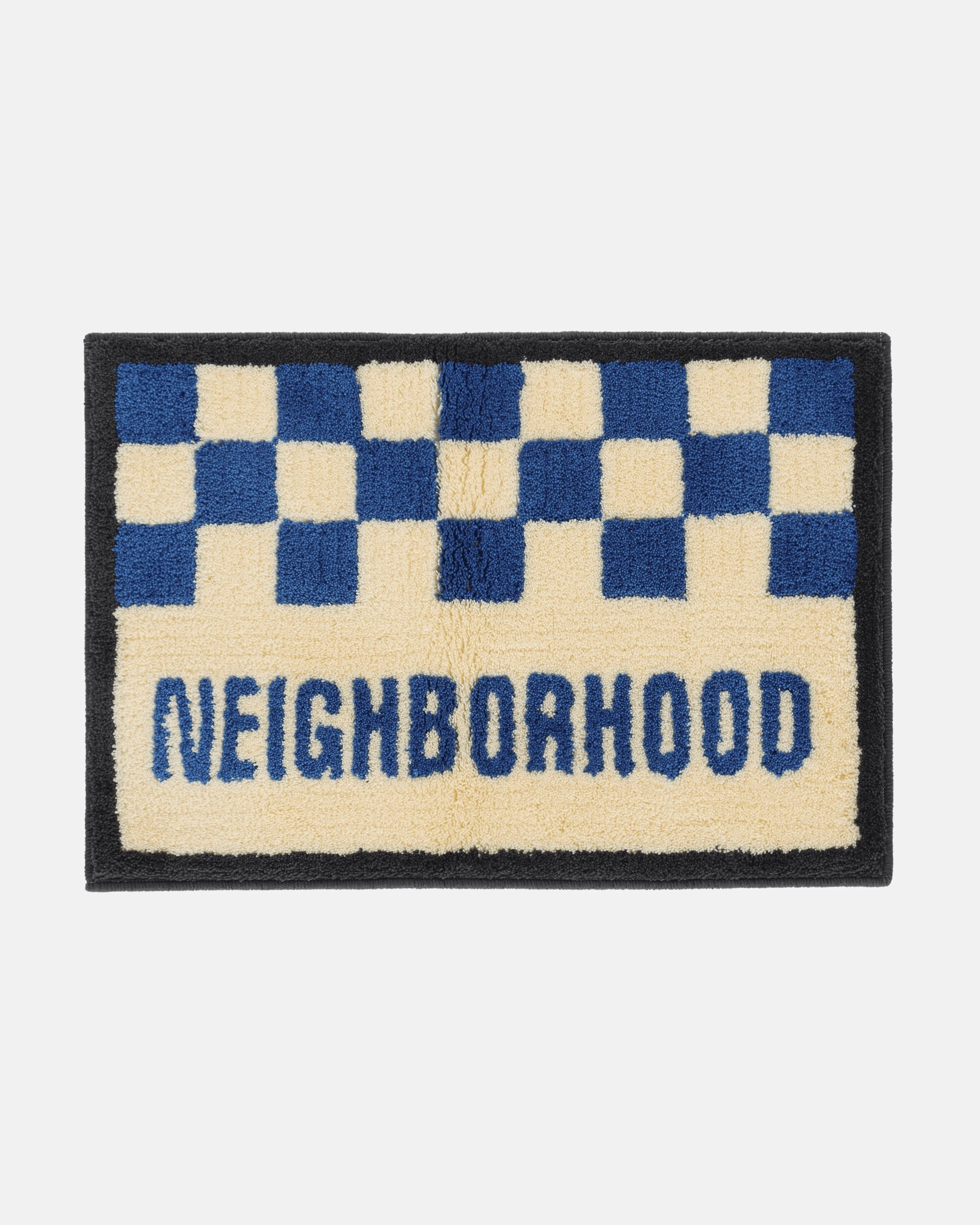 Gallery 1950 Checker Rug Mat Blue