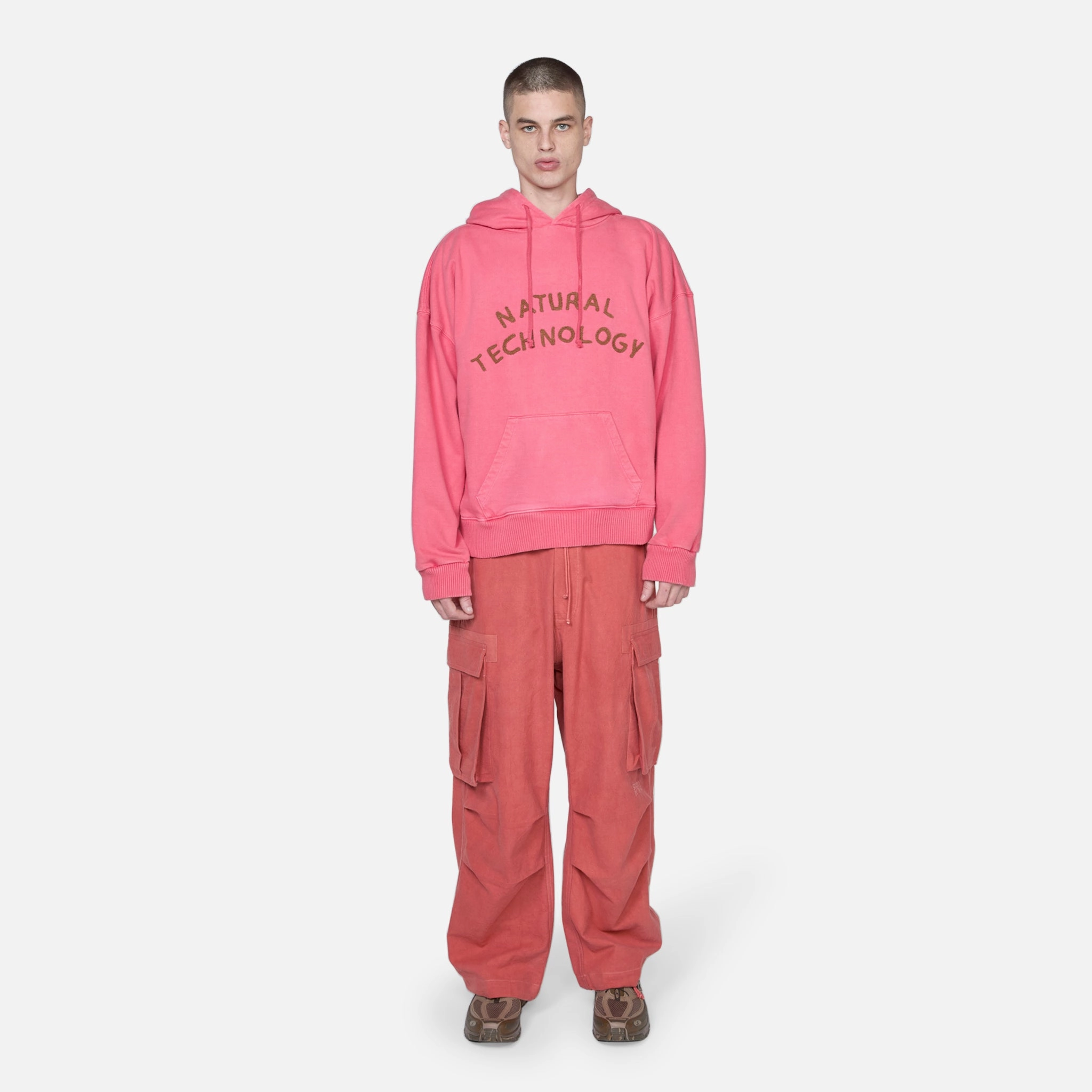 Geo Hoodie Hibiscus