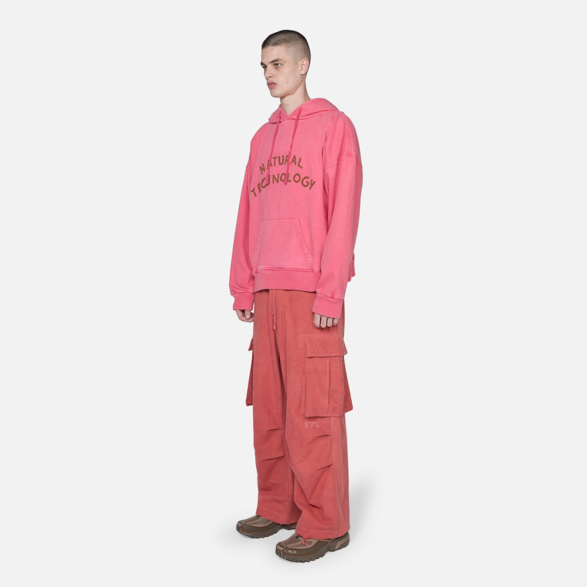 Geo Hoodie Hibiscus