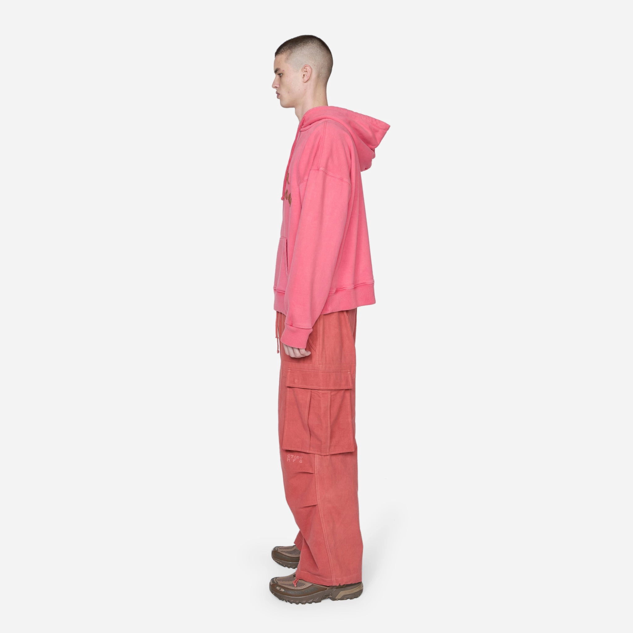 Geo Hoodie Hibiscus