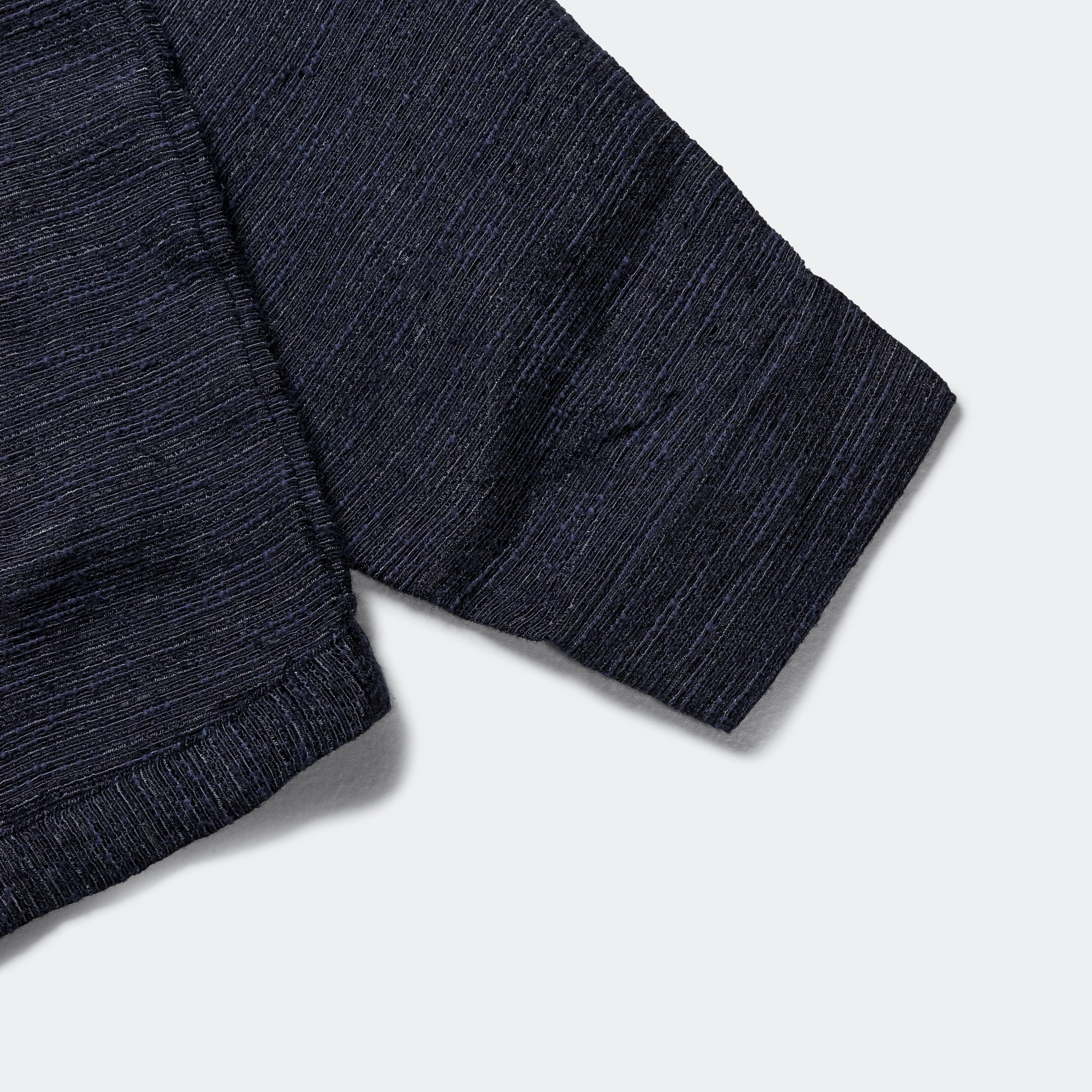 Harrington Jacket - Navy Tweed