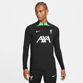 Haut d'entrainement Liverpool - Noir/Vert/Blanc