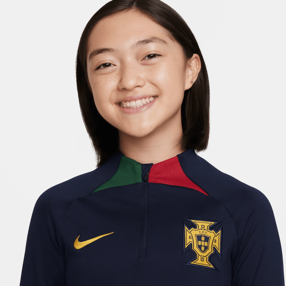 Haut d'entrainement Portugal Junior 2022 - Bleu/Rouge/Vert