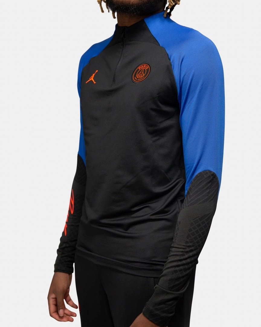 Haut d'entrainement PSG Strike 2022/2023 - Noir/Bleu/Rouge
