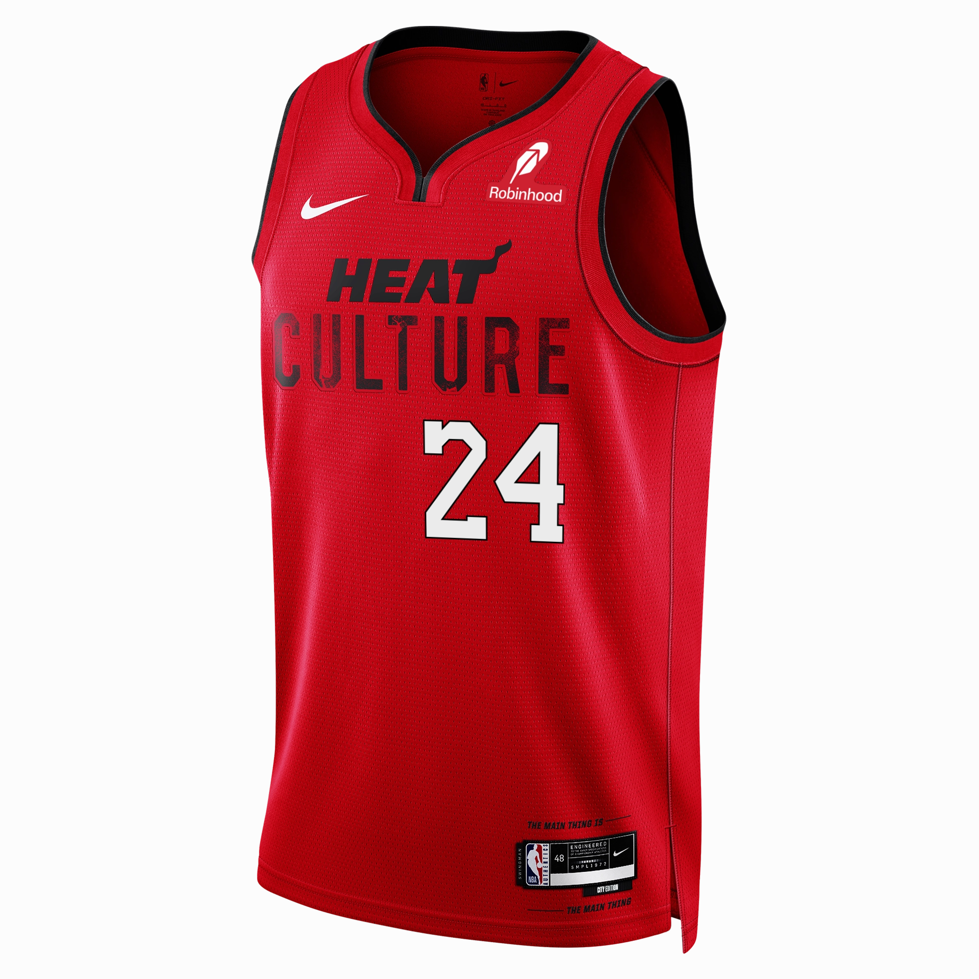 Haywood Highsmith Nike HEAT Culture: Blood Red Swingman Jersey