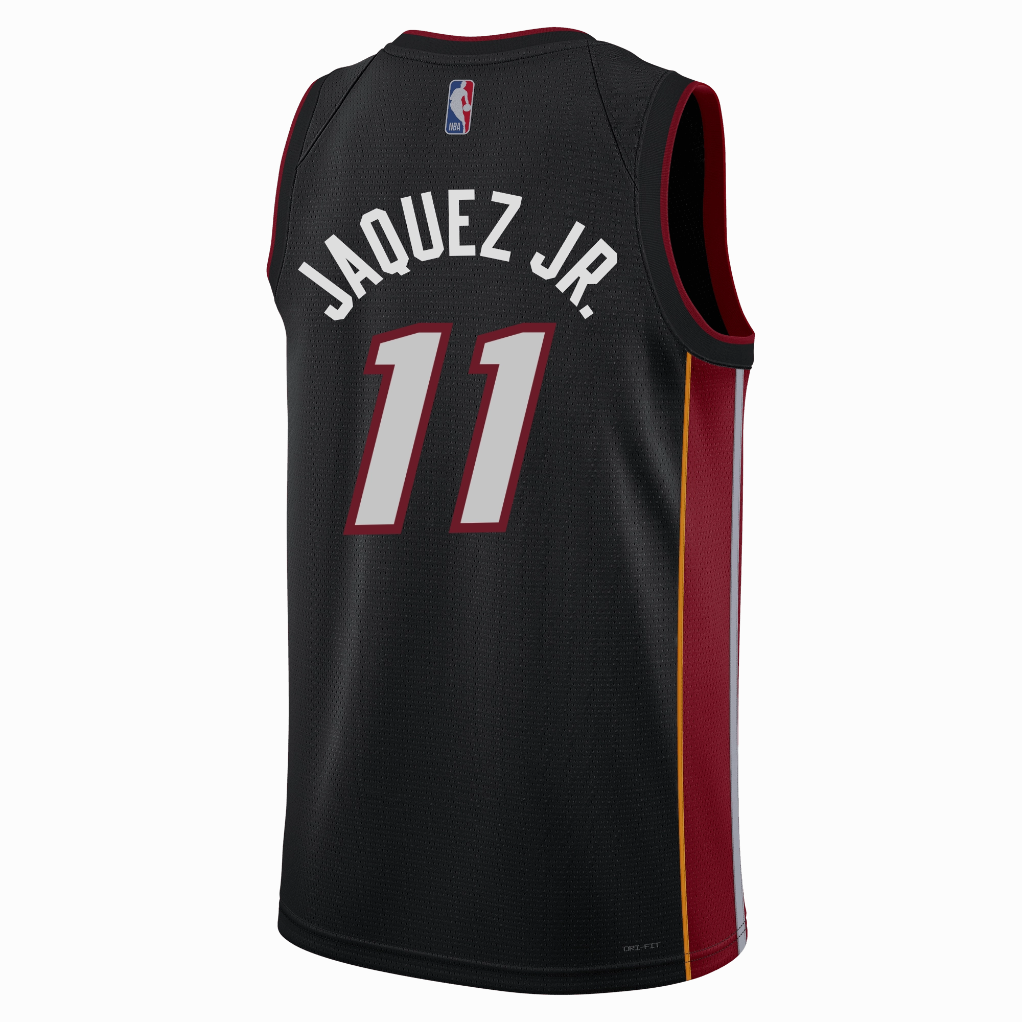 Jaime Jaquez Jr. Nike Miami HEAT Icon Black Swingman Jersey