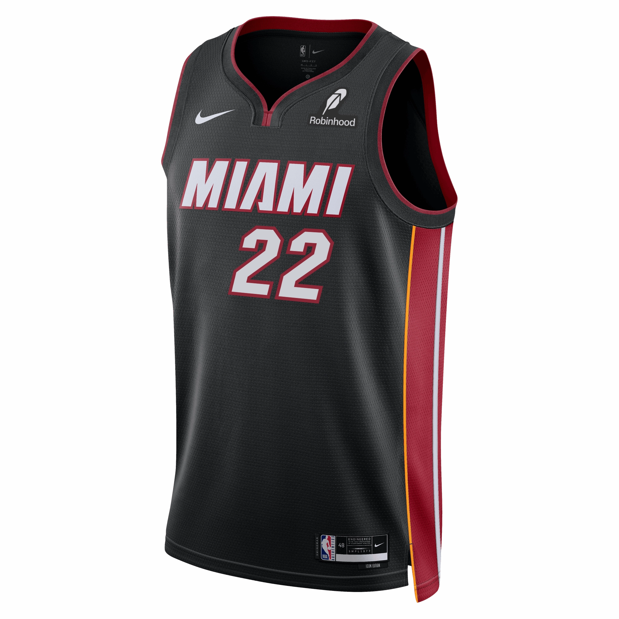 Jimmy Butler Nike Miami HEAT Youth Icon Black Swingman Jersey