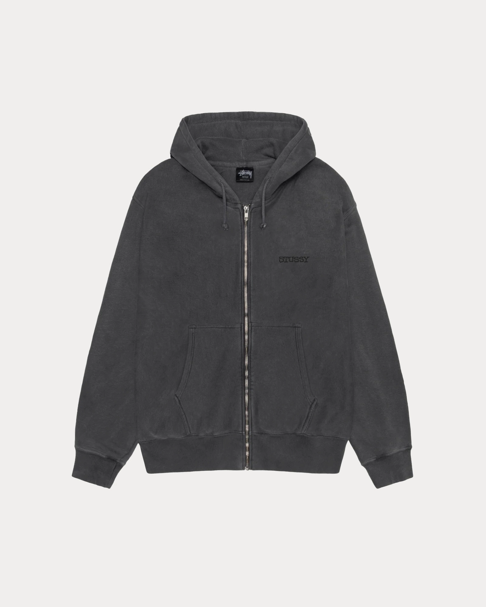 JUMBO ZIP HOODIE PIGMENT DYED