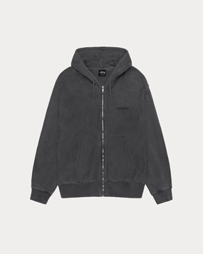 JUMBO ZIP HOODIE PIGMENT DYED