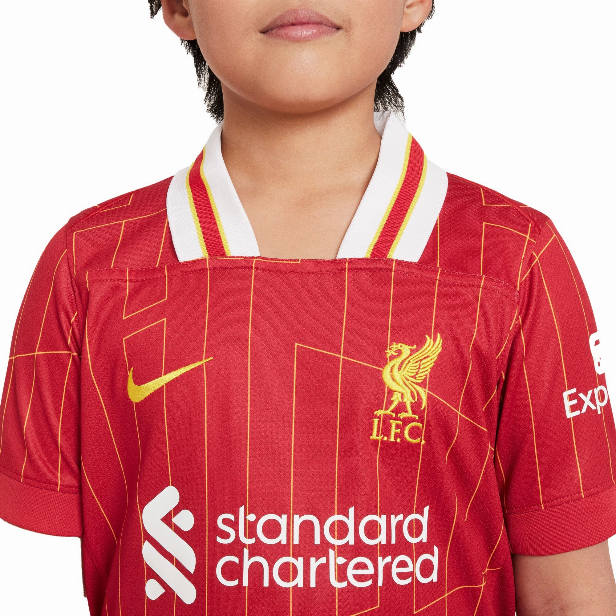 Junior's Liverpool FC 2024/25 Stadium Home Soccer Jersey