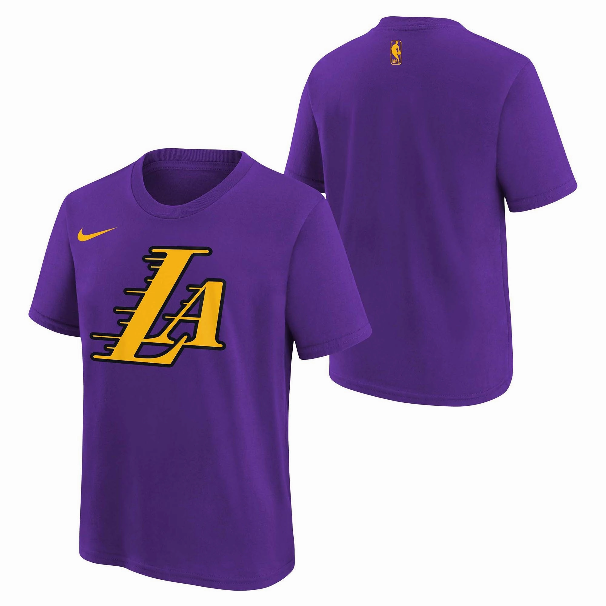 Junior's NBA Los Angeles Lakers 2024/25 Essential City Edition Short Sleeve Logo Tee