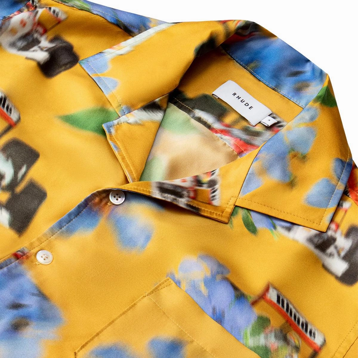 Loix Silk Shirt 'Yellow Mulberry'