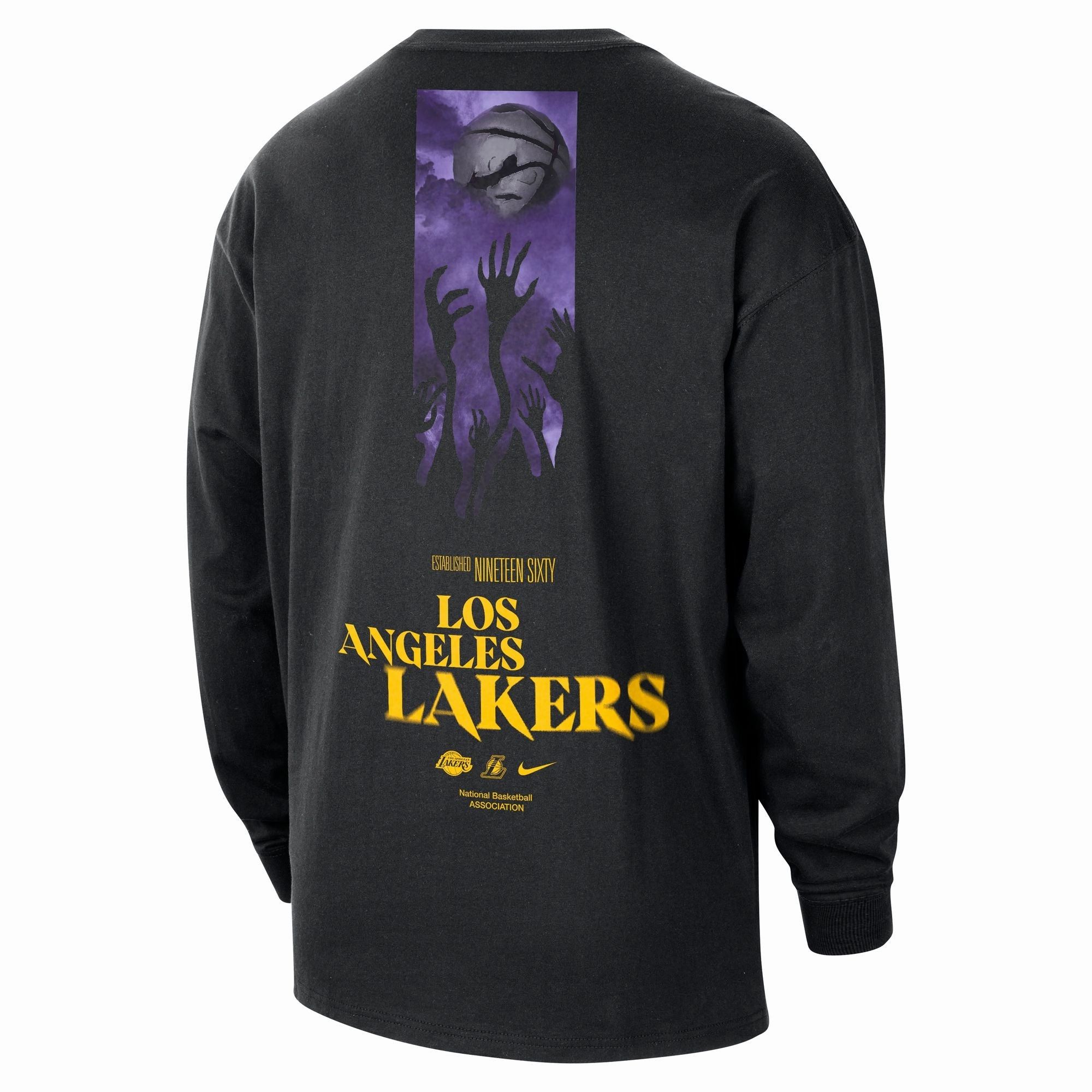 Los Angeles Lakers Long Sleeve T-Shirt Courtside City Edition