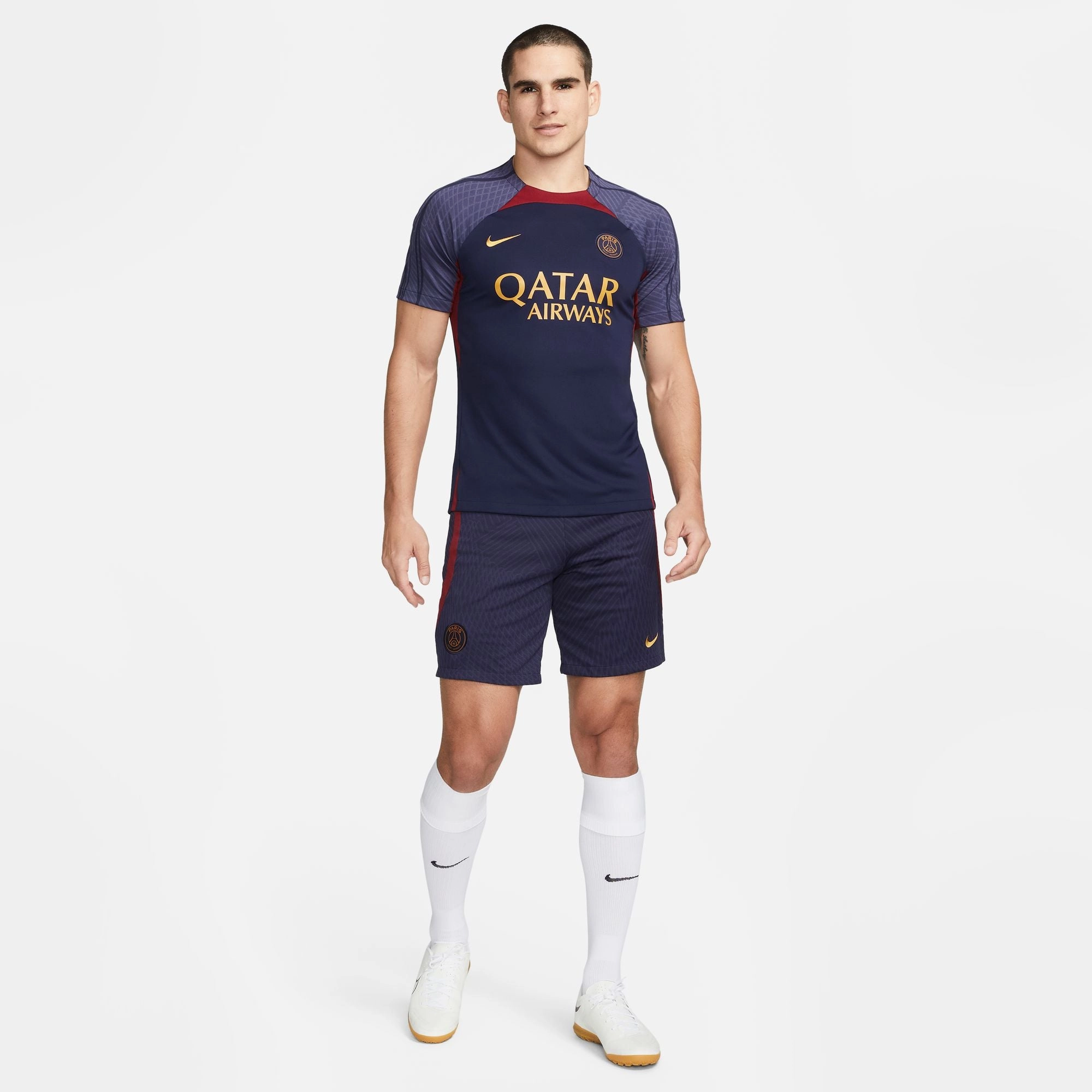 Maillot d'entrainement PSG - Bleu/Or