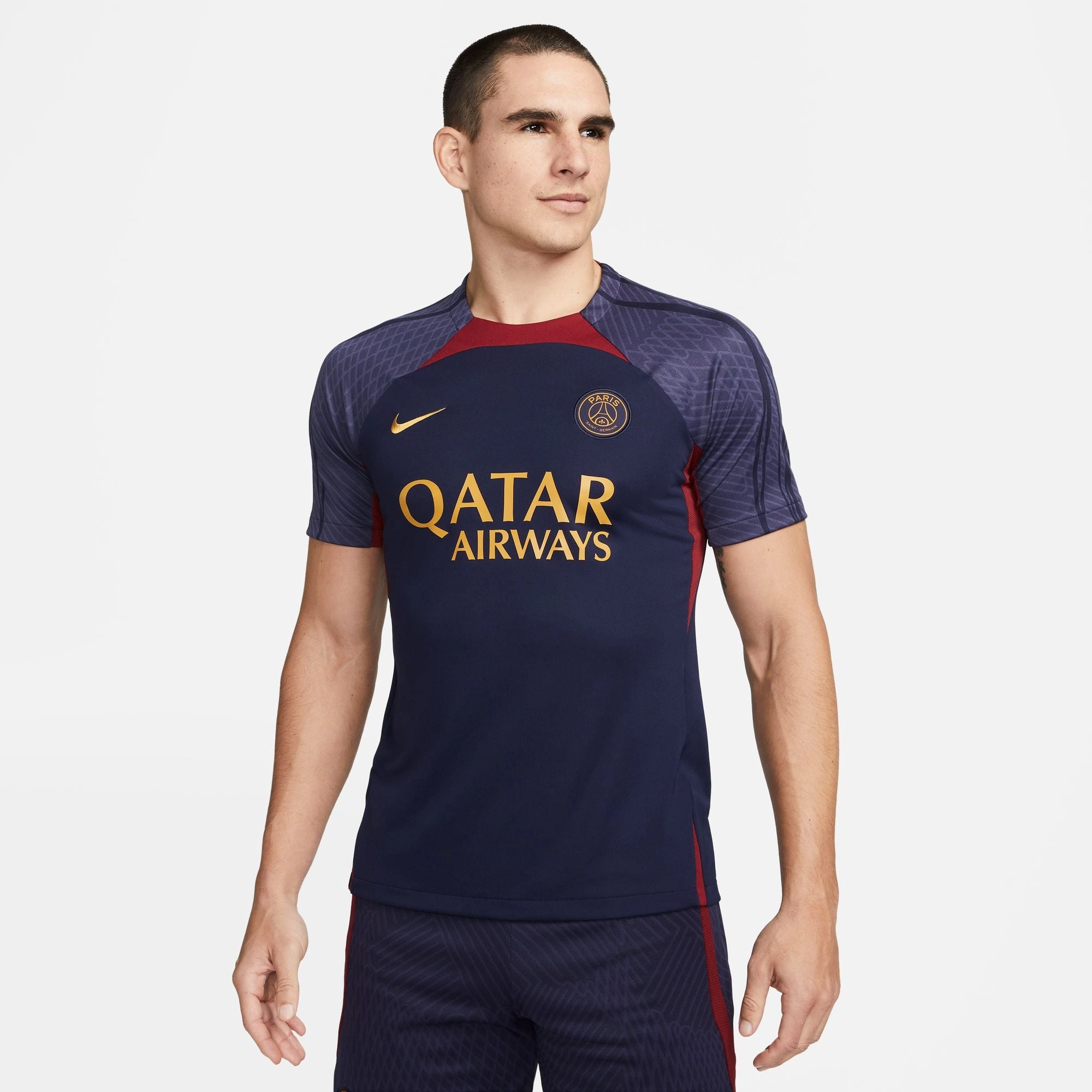 Maillot d'entrainement PSG - Bleu/Or