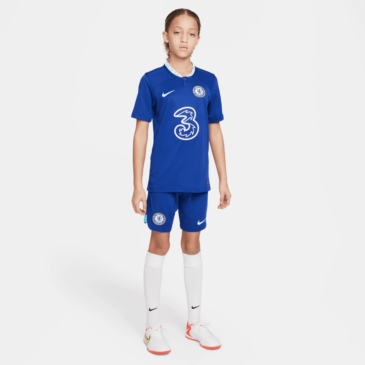 Maillot Domicile Chelsea FC Junior 2022/2023 - Bleu/Blanc/Jaune