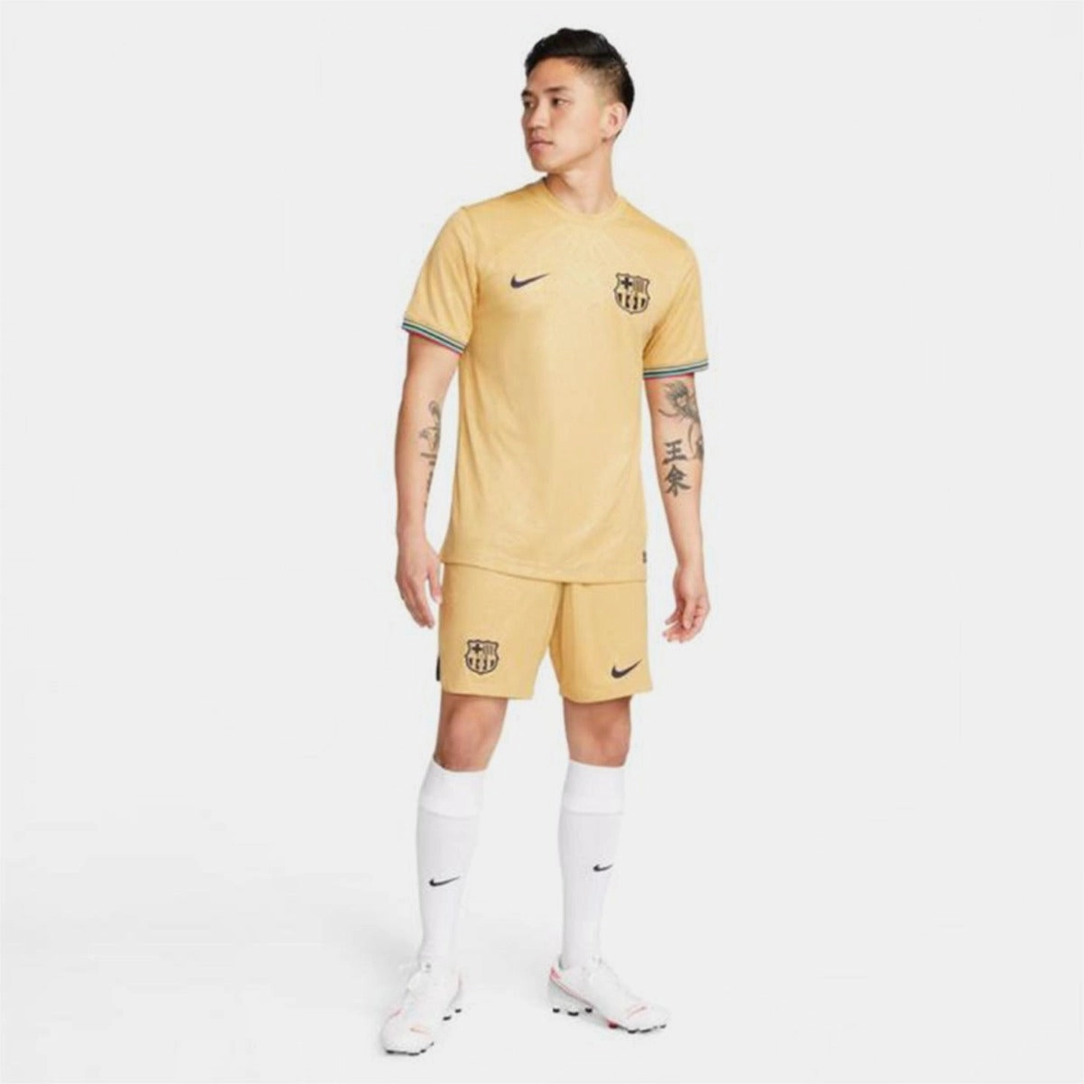 Maillot Extérieur FC Barcelone - Or