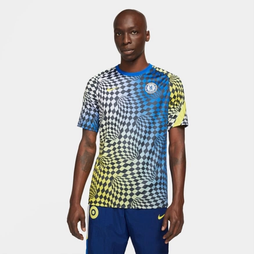 Maillot Pré-Match Chelsea FC 2021/2022 - Bleu/Jaune