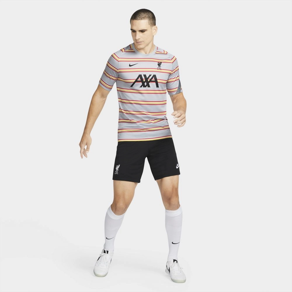 Maillot Pré-match Liverpool 2021/2022 - Gris/Rouge/Jaune