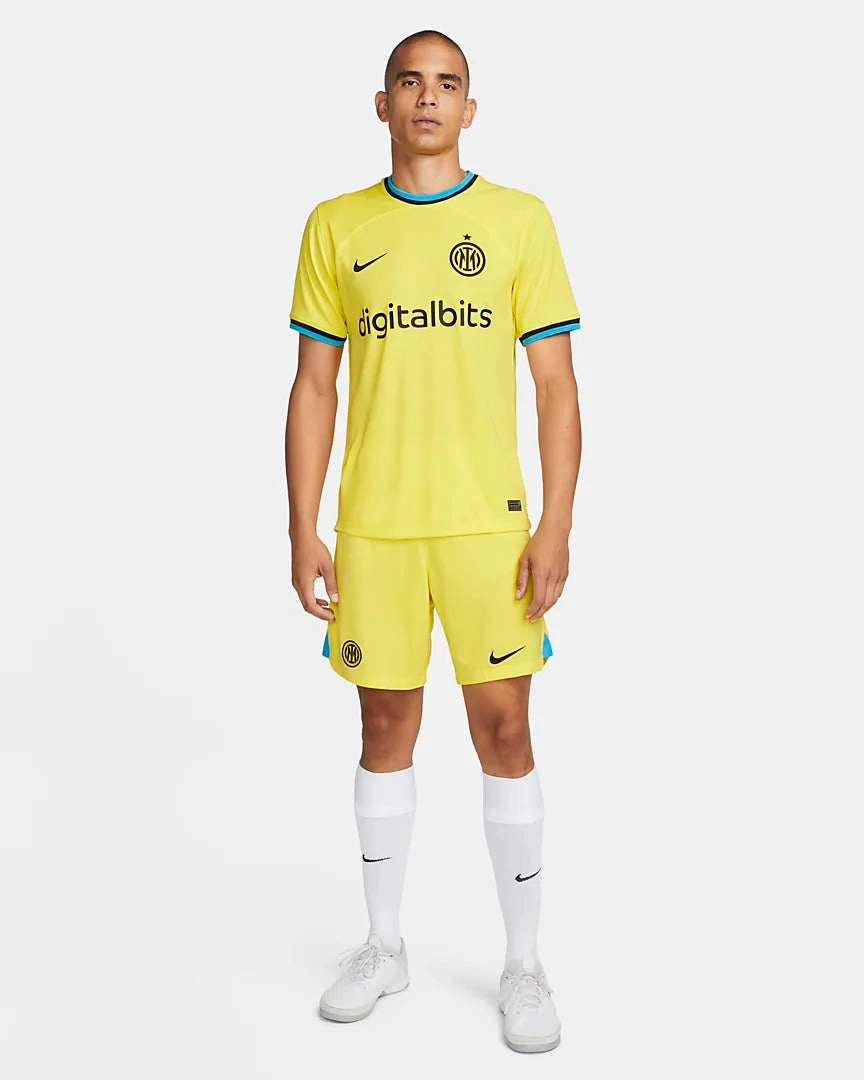 Maillot Third Inter Milan- Jaune/Noir/Bleu