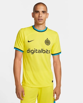 Maillot Third Inter Milan- Jaune/Noir/Bleu