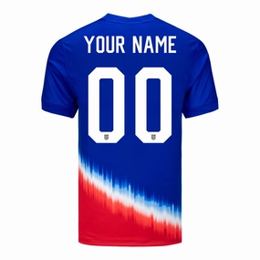 Men's Nike USMNT 2024 Personalized American Icon Away Stadium Jersey